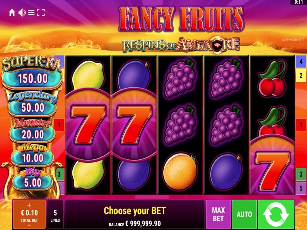 Game slot fancy fruit roar: Trải nghiệm thế giới đánh bạc mới mẻ