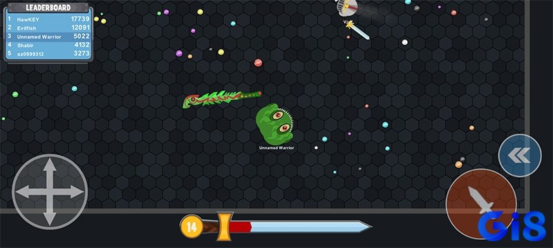 Bạn có thể tham gia đấu trường trong game với nhiều người chơi trên khắp thế giới