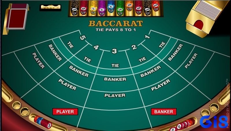 3 cửa cược trong bài baccarat