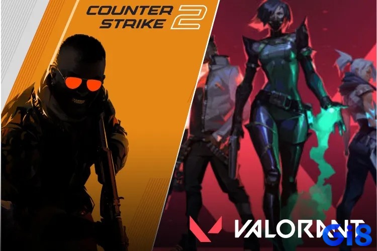 Valorant và Counter-Strike 2 dẫn đầu thể loại FPS với gameplay tốc độ cao và hệ thống chiến thuật sâu