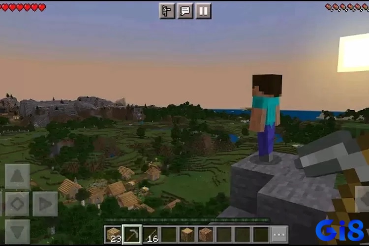 Minecraft Pocket Edition phù hợp cho người mới làm quen thể loại này với gameplay đơn giản dễ hiểu.